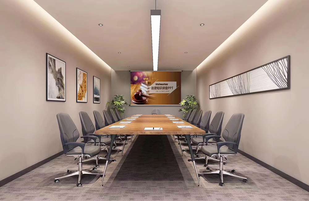 高新區(qū)650平米網(wǎng)絡公司辦公室裝修效果圖