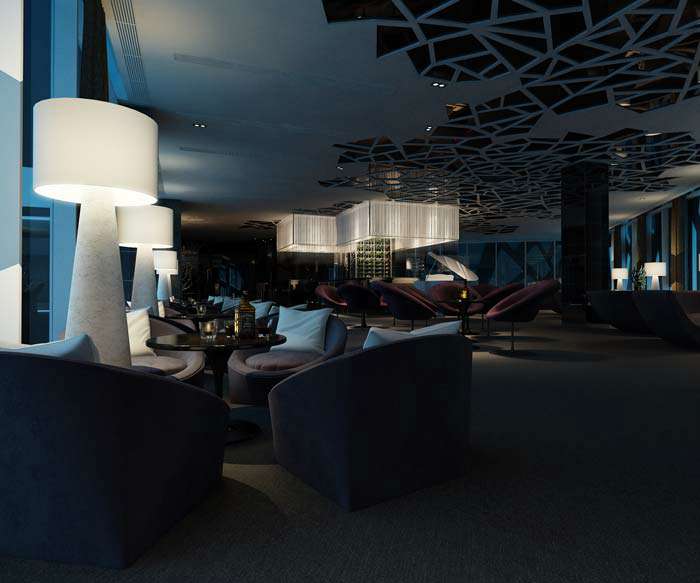 鄭州餐廳酒吧裝修設計效果圖