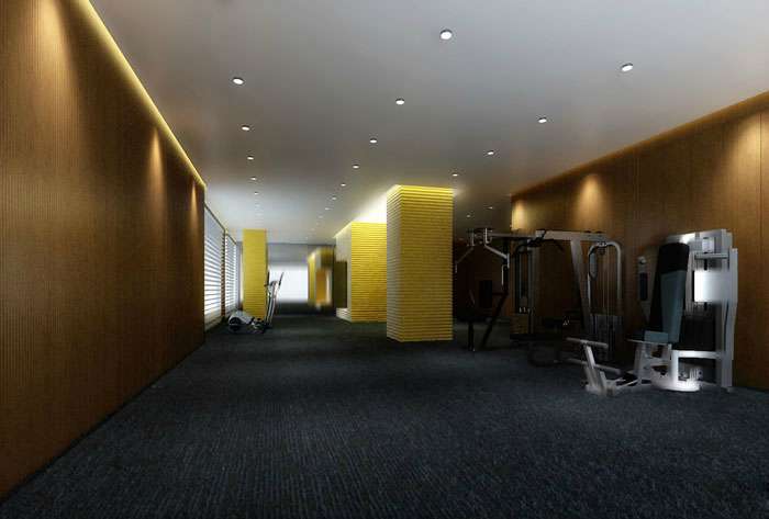 健身會所裝修設(shè)計效果圖