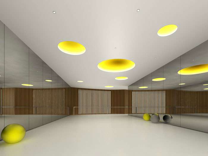 健身會所裝修設(shè)計效果圖