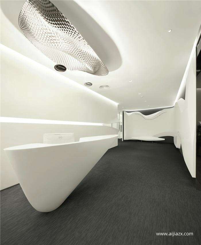 580平米電子科技公司辦公室設(shè)計效果圖