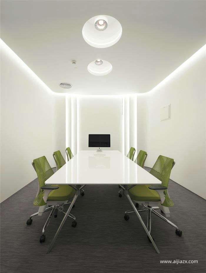 580平米電子科技公司辦公室設(shè)計效果圖