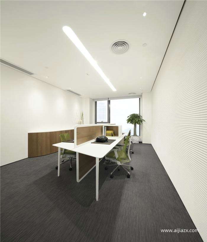 580平米電子科技公司辦公室設(shè)計效果圖