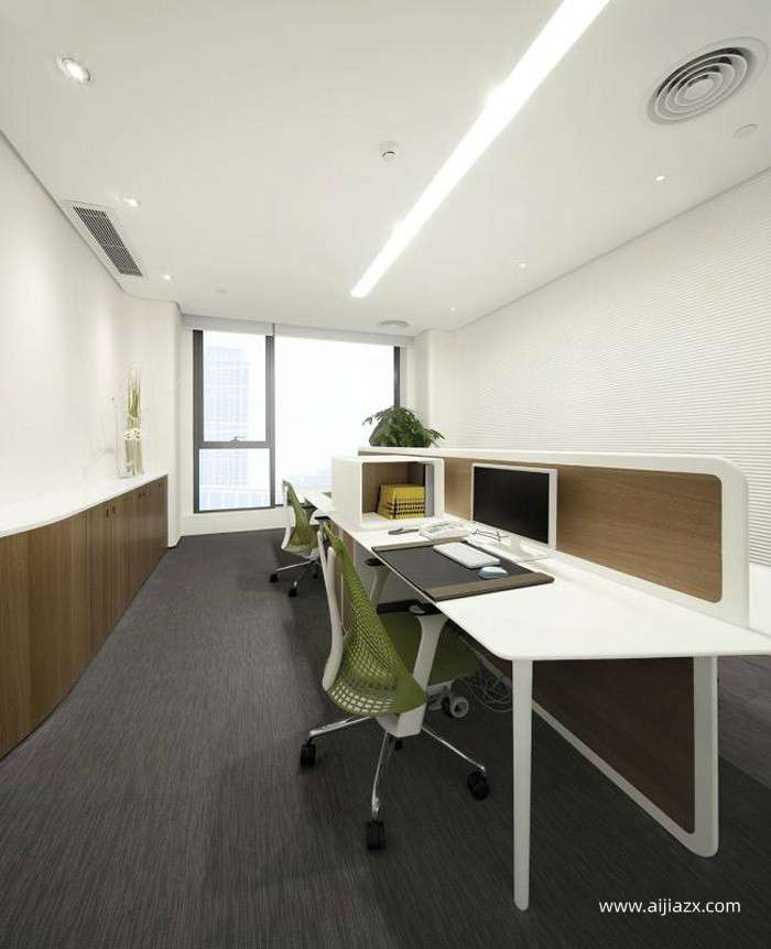 580平米電子科技公司辦公室設(shè)計效果圖