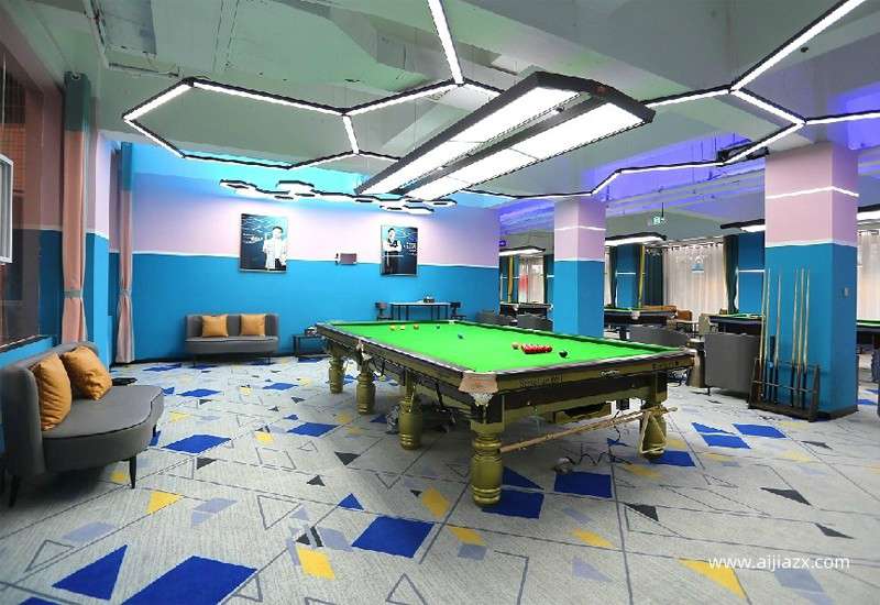 鄭州臺球廳裝修設(shè)計(jì)效果圖