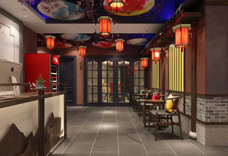 鄭州劇本殺館裝修設(shè)計效果圖