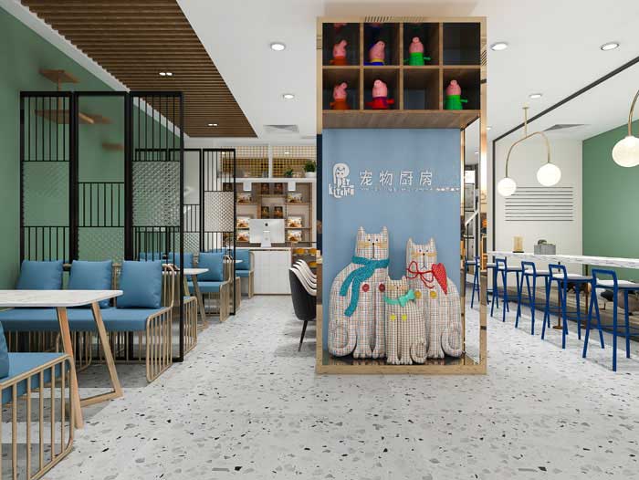 洛陽寵物店裝修設(shè)計(jì)效果圖