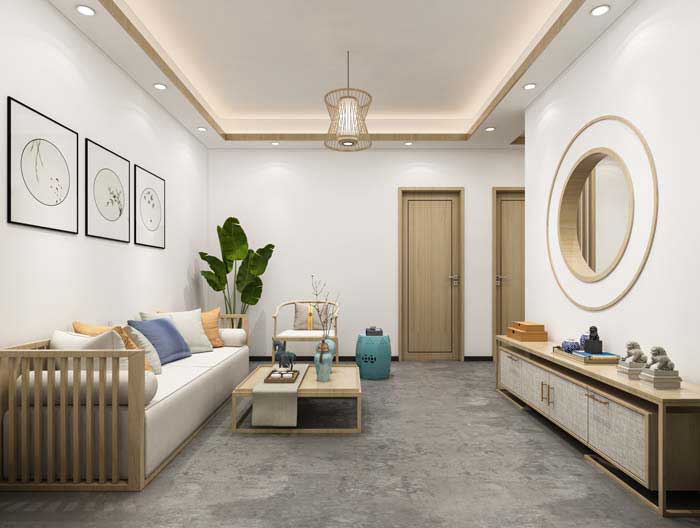 100平米茶室空間設(shè)計效果圖