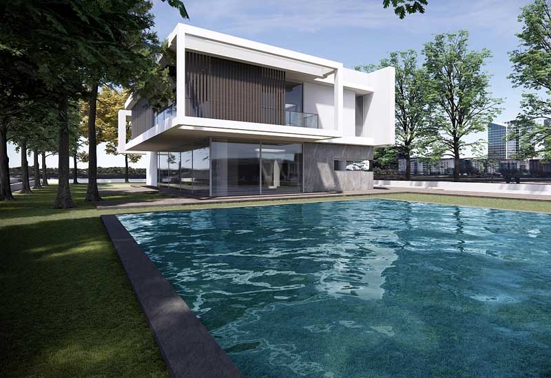 鄭州別墅外觀設計,別墅外觀裝修效果圖