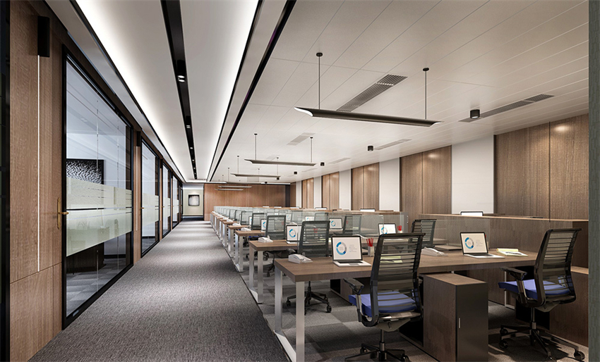 鄭州辦公室設(shè)計600平米裝修效果圖
