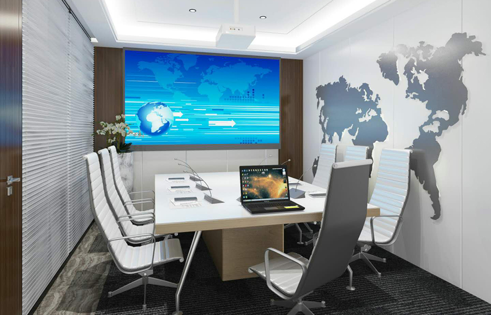 87平米辦公室設(shè)計(jì)施工效果圖