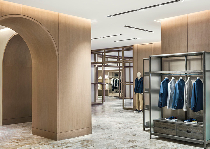 235平米中式服飾店鋪裝修設計效果圖