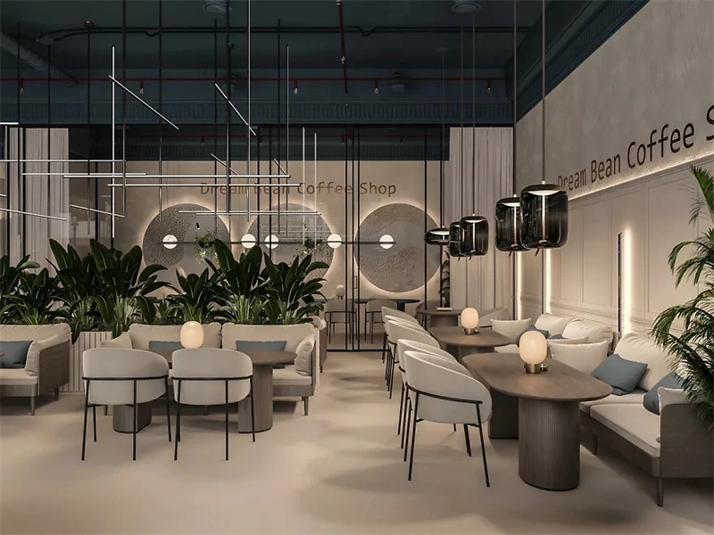 120平米時尚咖啡館設計效果圖
