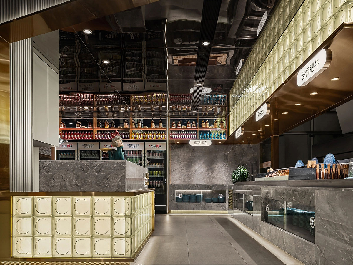 381平米鄭州自助餐廳設計裝修效果圖