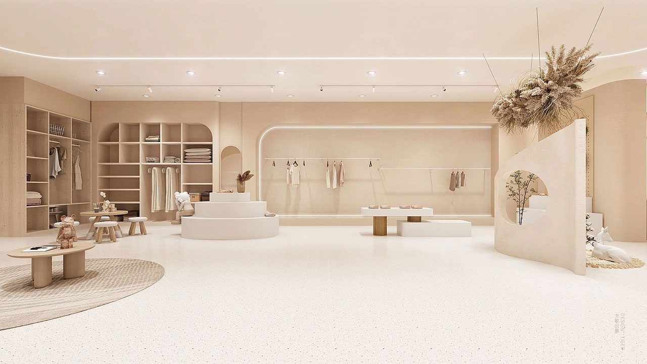 210平米鄭州女裝店面裝修設計效果圖